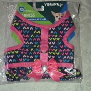 Vibrant Life Pink and Blue Dog Harness